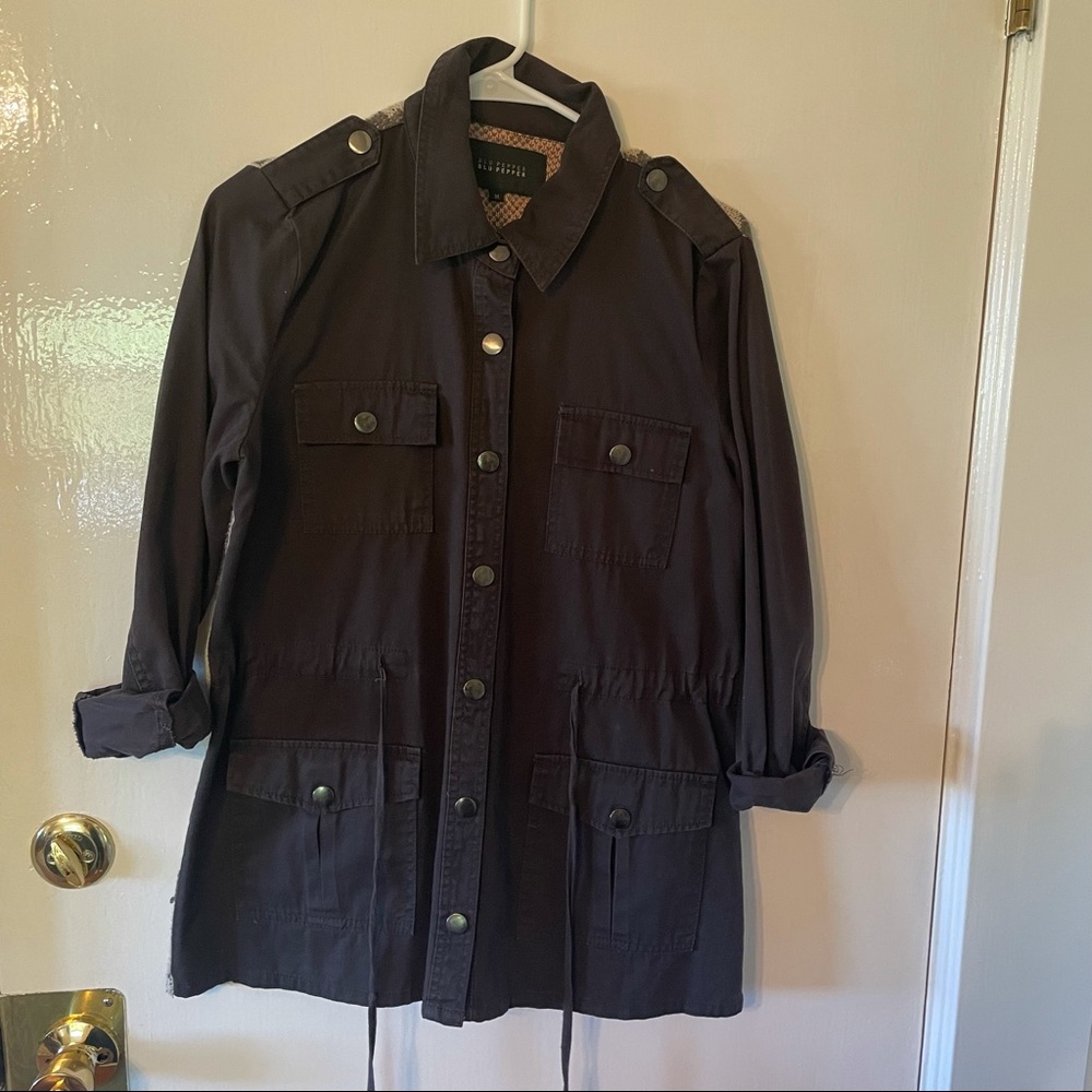 Knit Native Cargo Drawstring Jacket - Picture 2 of 6
